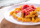 Fusilli alla tartare di manzo e burrata con finto ragù